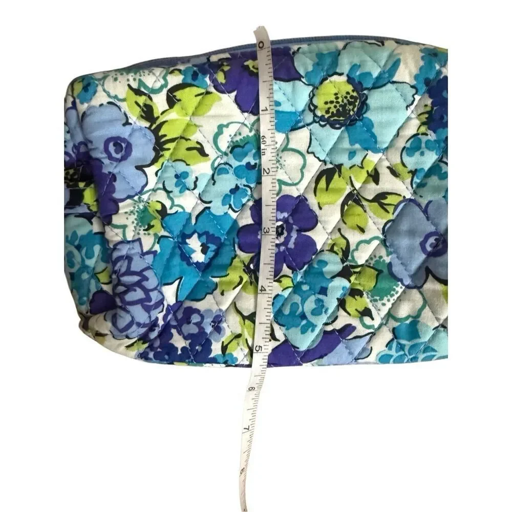 Vera Bradley Women's Quilted Blueberry Blooms Mini Backpack with Pouch Blue Mini